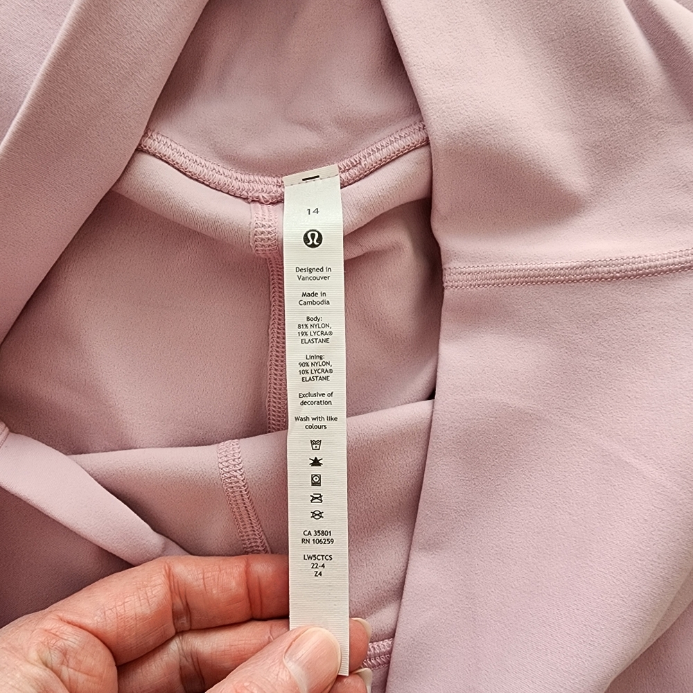 Lululemon Pink Peony Align Leggings  NWT - Picture 7 of 8